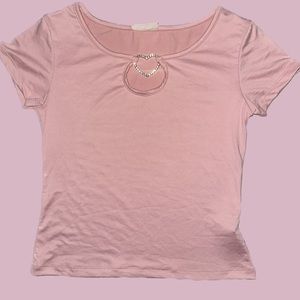 Pink heart shirt